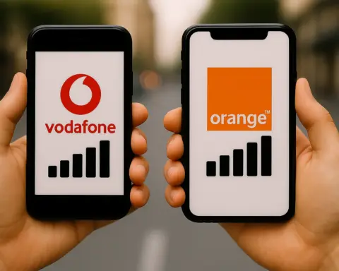 Comparativa de señal móvil entre Vodafone y Orange en dos teléfonos reales
